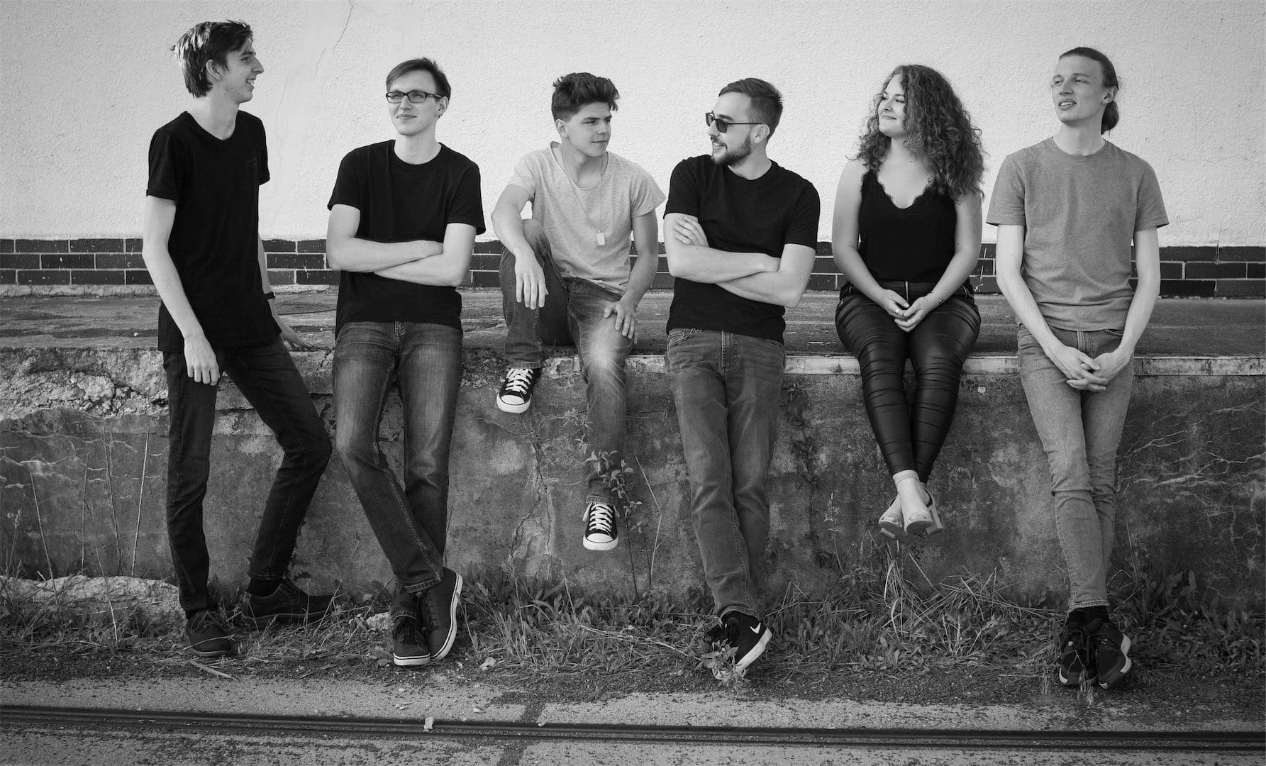 Kapela ConChord — společné foto všech šesti členů